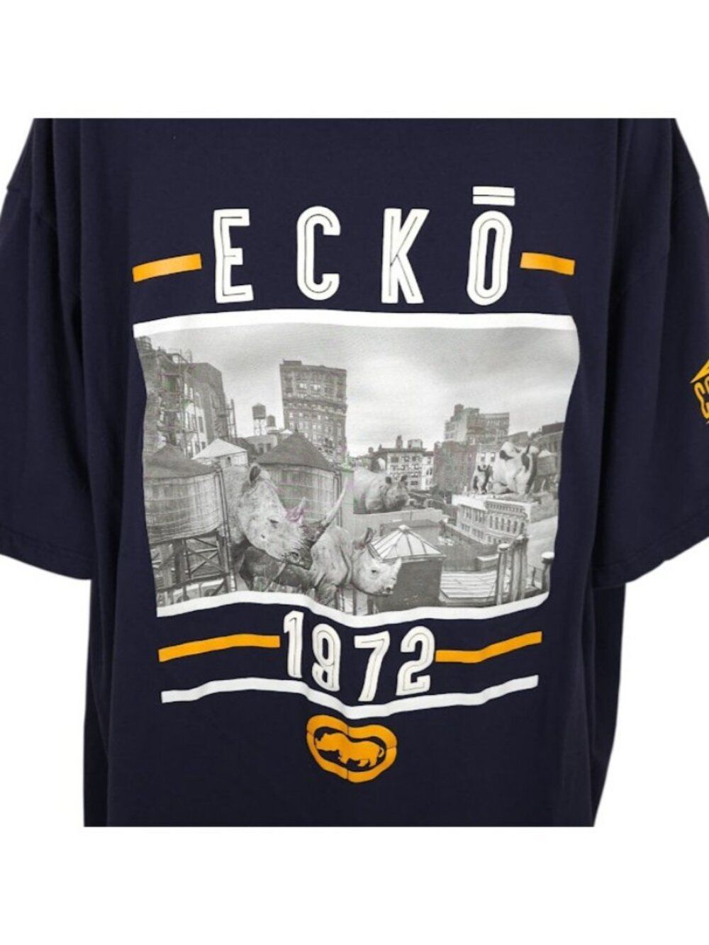 Ecko Unltd T Shirt Mens Size 5XB Blue Coast 2 Coast NY LA Streetwear